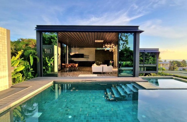 Villa Obsidian, sea view and walk to Choeng Mon beach