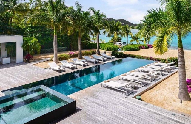 Villa Palm Beach | Beach Front - Located in Tropical Lorient Beach with Private Pool