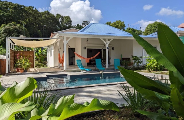 Villa south of Martinique with salt spa pool