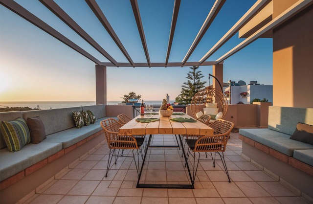 Villa VerdeBlu Rethymno near the beach