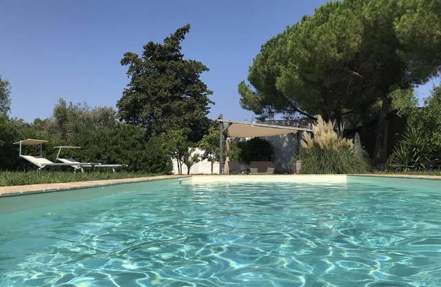 Villa with pool in Salento between two seas on 2.5ha fenced olive grove