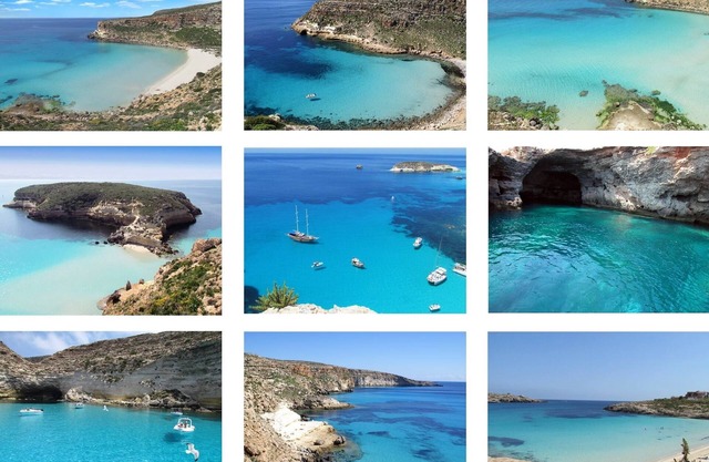 Villetta orange lampedusa