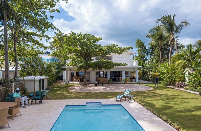 Villla with private beach