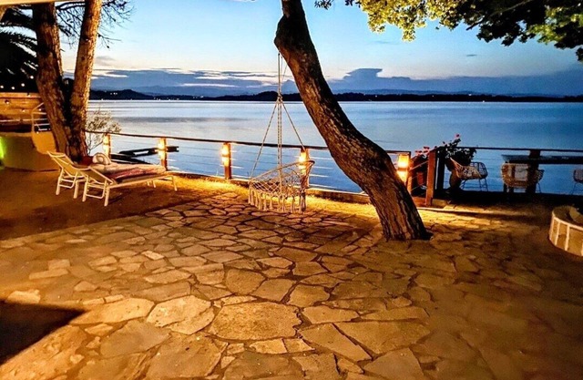 Vourvourou Beachfront house with amazing view of Diaporos Island