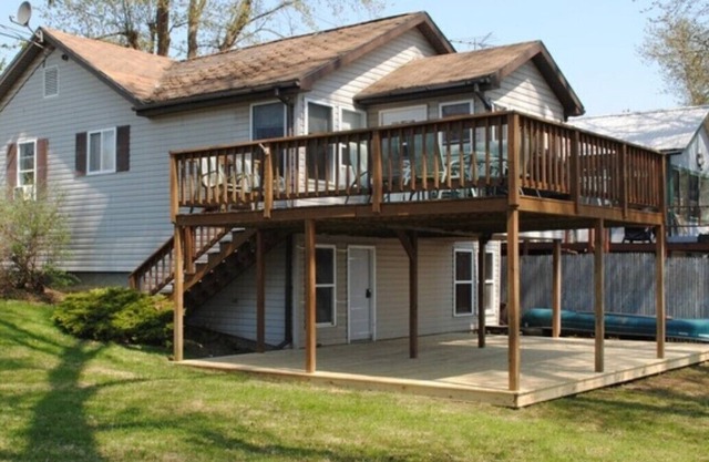 Waterfront Black Lake cottage/camp centrally located. Ice fishing access.