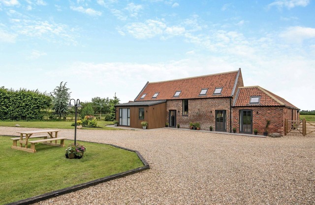 We just love this romantic barn conversion.