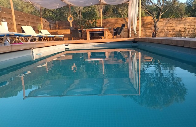 Welcome To Villa Thanos! The Villa Is A One Storey House With A Huge Garden