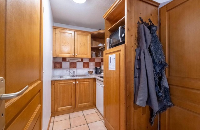 Wifi, 200m from ski slopes, fitness, sauna, parking, tv, ski locker, 36m², Val Cenis