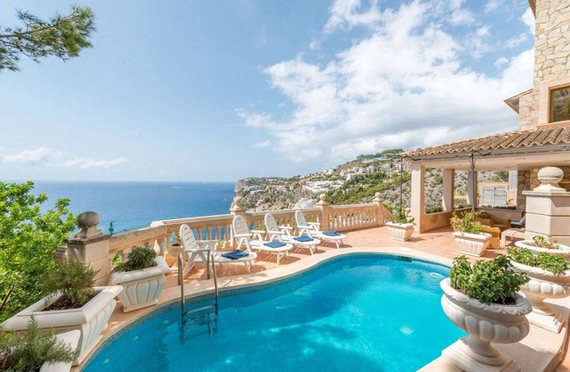 With Panoramic Views On The Sea - Villa Cala Llamp