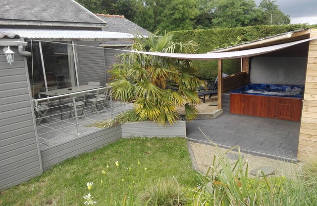 wooden house full foot near the sea