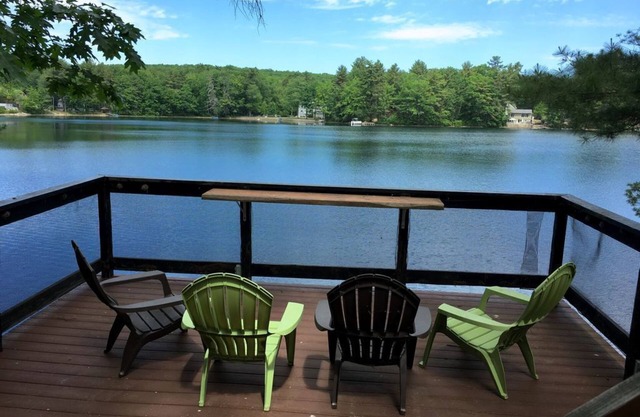 Year-Round Rustic Cabin on Maine's Crystal Clear Barker's Pond.
