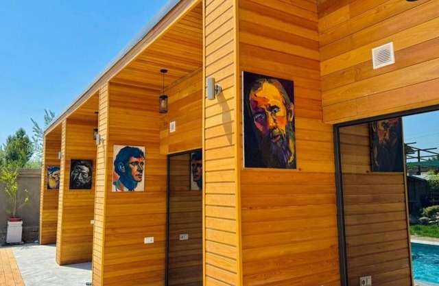 YO Guesthouse : Double Room with Pool View