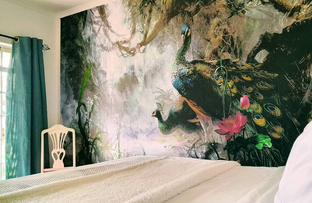 Zebras Dazzle B&B | The Peacock room - full of romance and style