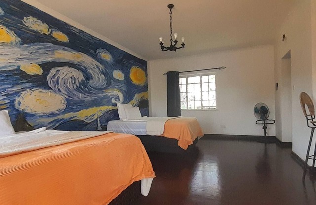Zebras Dazzle B&B | Van Gogh twin-room