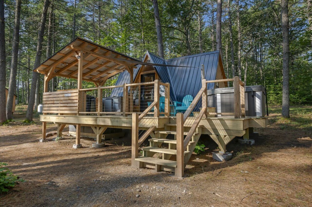Oxford Cabin | A-Frame Escape with Hot Tub