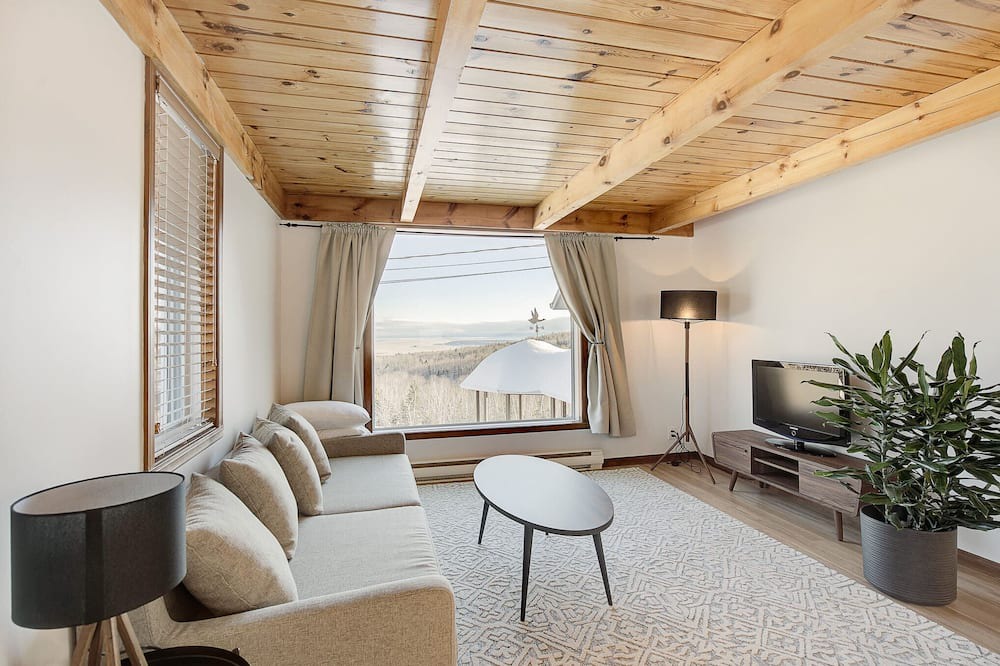 Baie-St-Paul Apartment | Cute Apt with Views with Fireplace, 10 min Massif