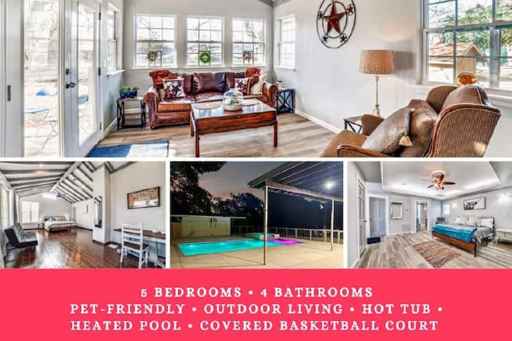 Johnson City House | Wine country Compound! Sleeps 15 with Pool & Club House