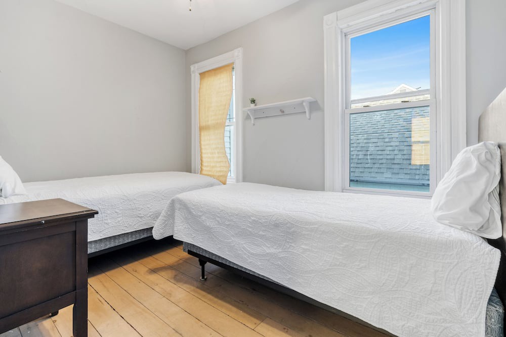 Bradley Beach House | Beautiful ocean view large 3rd floor apt with deck