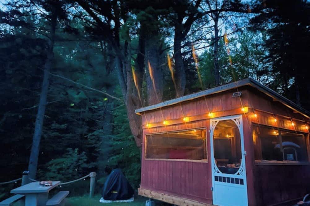 Moncton Cabin | Riverside Off the Grid Glamping Cabin