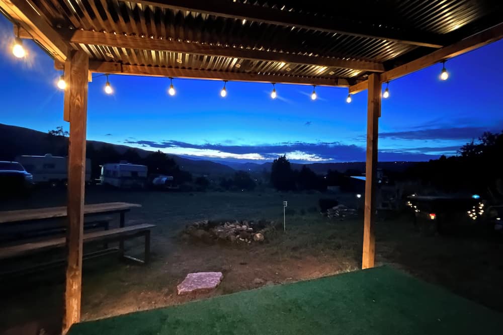 Basalt Villa | Mount Good Times 3acre Mountain Top Glampsite with 270 Degree View & Glass Villa