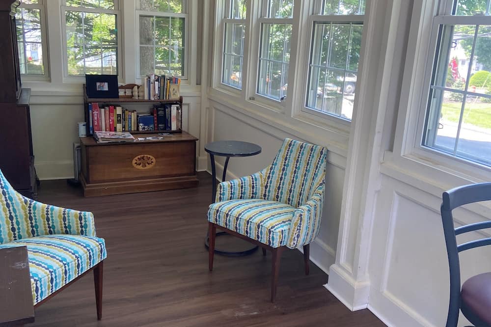 North Andover Bed & Breakfast | Comfortable room in house with shared bath , use of common area, porch , pool.