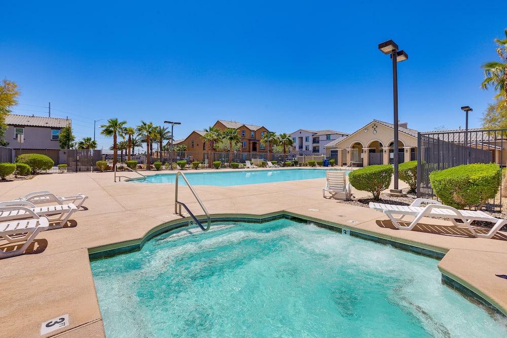 Nellis Air Force Base House | Stylish Home w/ Pool Access, 10 Mi to Vegas Strip!