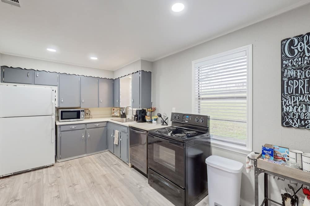 McKinney House | Dog-friendly home near downtown with patio, streaming, grill, W/D, fast WiFi, AC