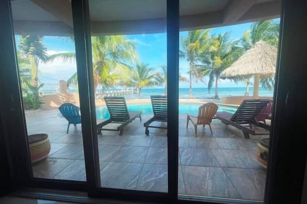 Hopkins House | Hopkins Beach Retreat -Pool House, Pool & Beach are both right outside your door