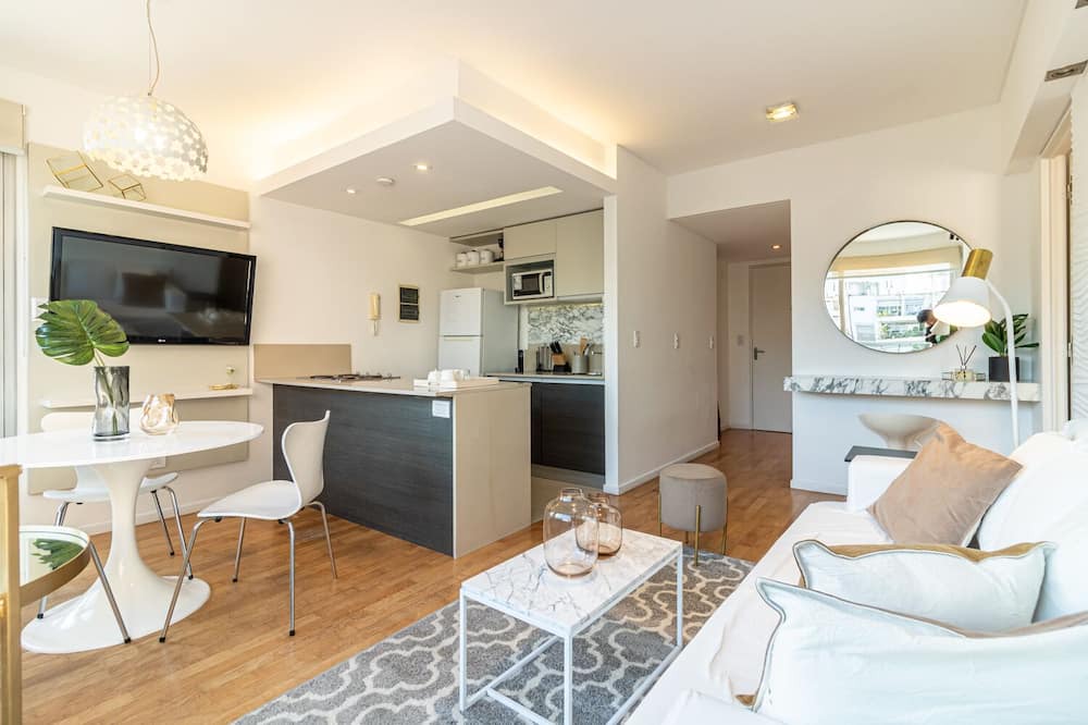 Palermo Apartment | Modern 1BR Apartment: Pool, Laundry, WiFi, Beautiful Views