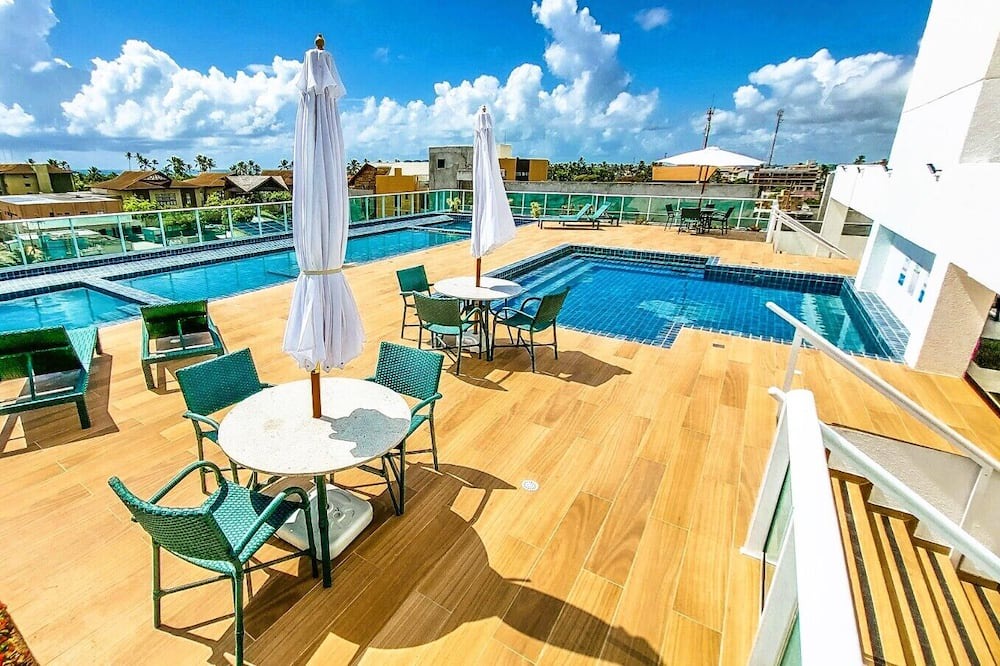 Porto de Galinhas Resort | Porto de Galinhas - Cupe - Studio mit Balkon - Rooftop mit Pool