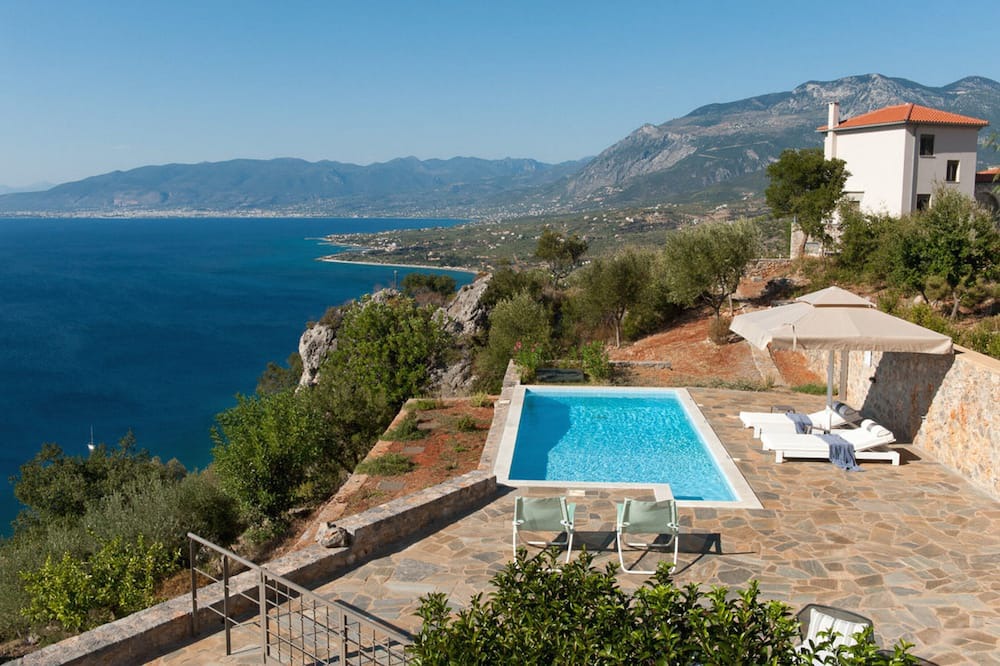 Kitries Villa | Beautiful Messinia Resort Villa | Gold Private Pool Villa Sea View | Private Pool & Sea Views