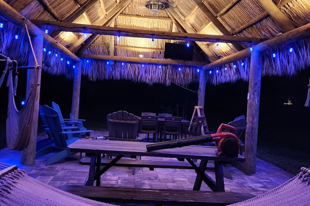 Indian River Estates Cottage | Cozy Waterfront Cottage w/ hot tub, dock & tiki