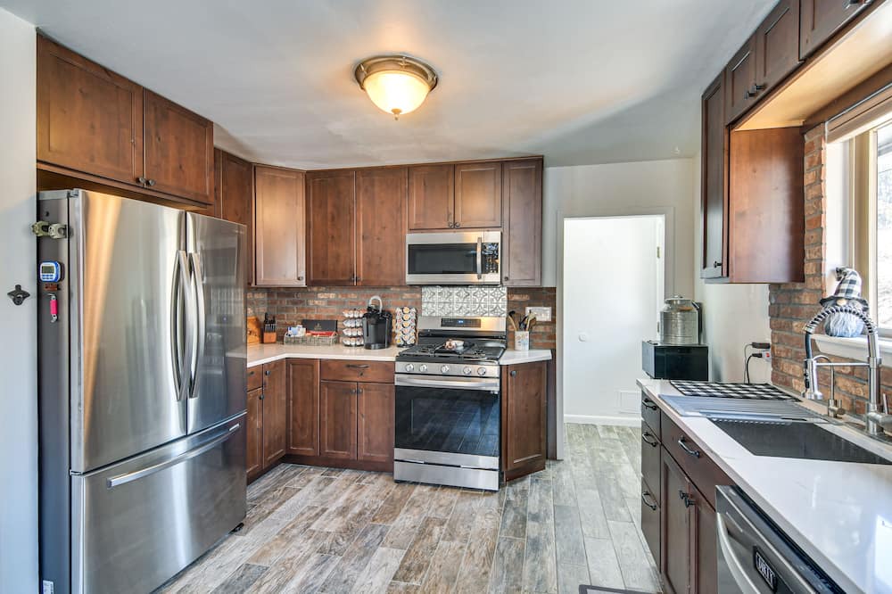 Pine Cabin | Riverfront Pine Cabin w/ Hot Tub & Mountain Views!