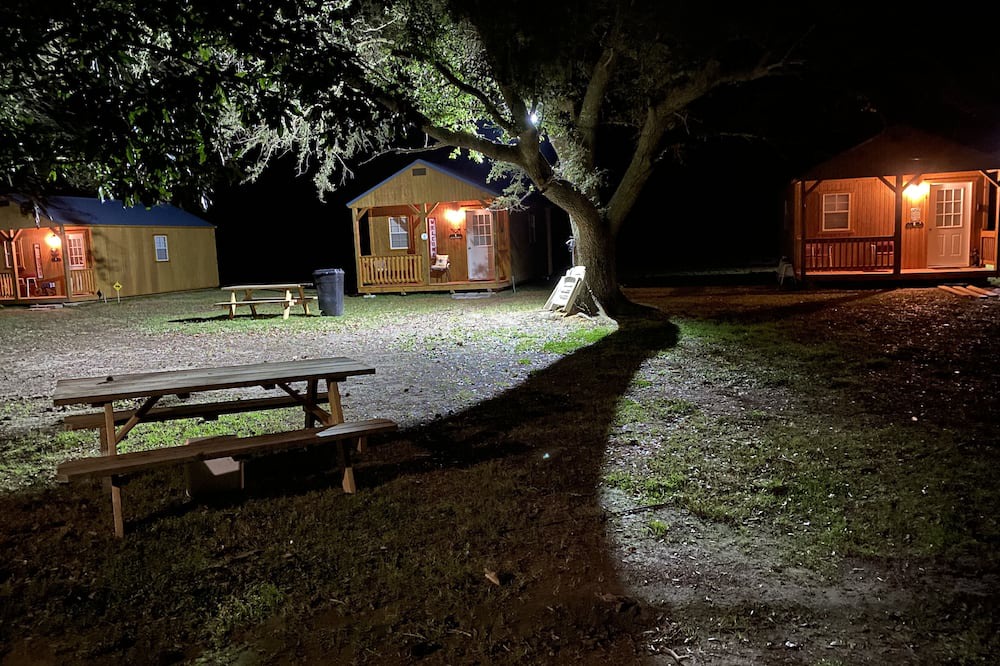Lake Providence Apartment | The Bernice Beehive Cabin Cozy Cabin at Vieux Carre’ Home and Cabins Grounds
