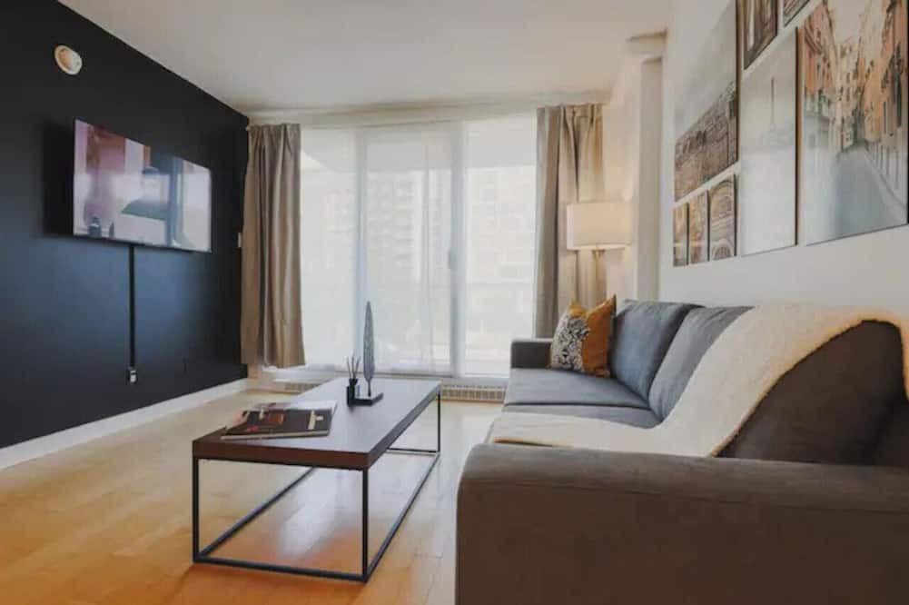Ahuntsic Apartment | Acadie District 1-Bedroom Condo