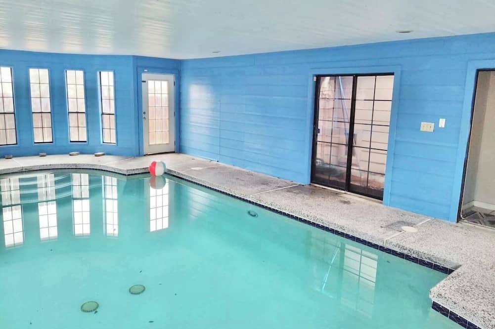 Pharr House | Large, Quiet Home w/ Excellent Heated Indoor Pool, Pet-Friendly!