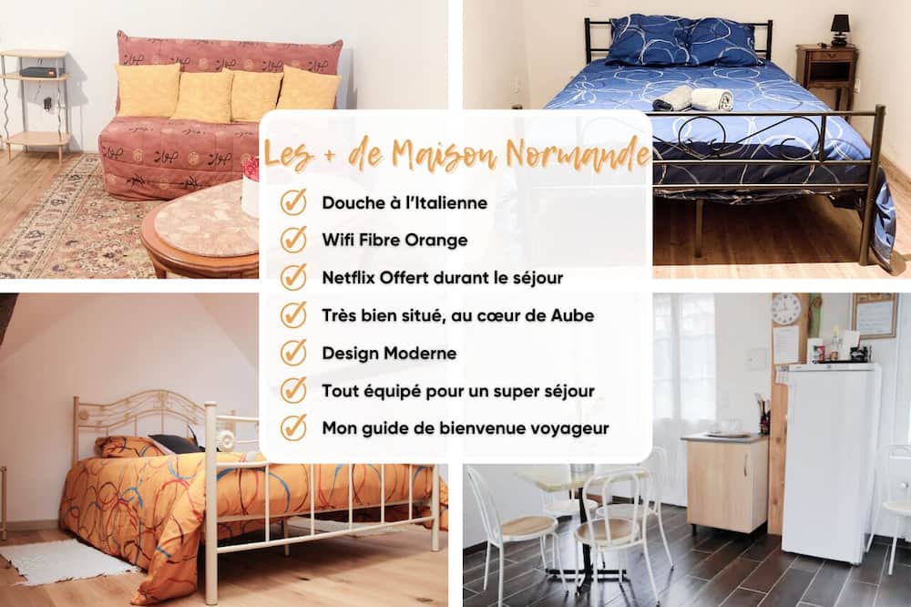 Rai House | Maison Normande Wifi Jardin Parking 7 Pers + 1 Bébé