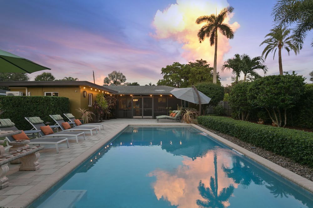 Wilton Manors Villa | BEAUTIFUL ZEN HOME WITH LARGE HEATED POOL & SPRING DISCOUNT!