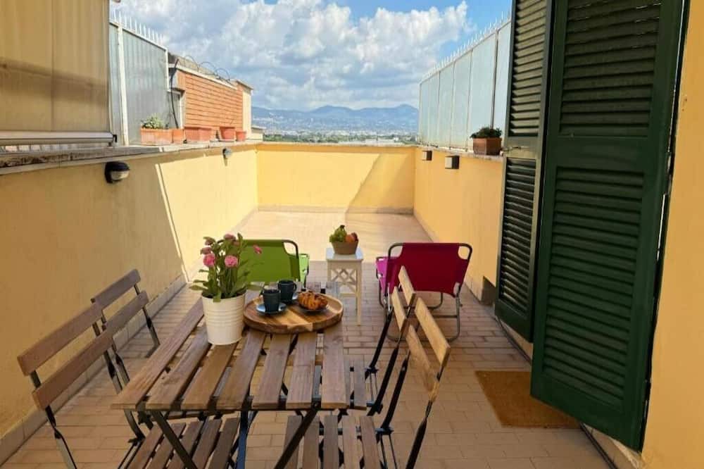Cinecitta Apartment | BLUE SKY APT cozy Penthouse with large terrace and panoramic view