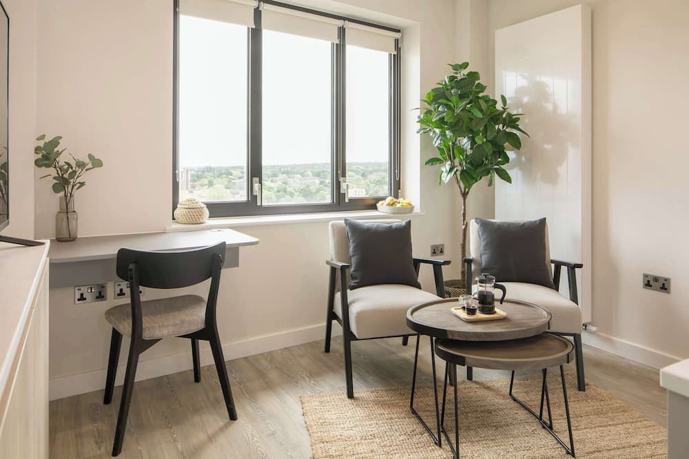 Fairfield Apartment | Scandi Studio Apt w/Premium Amenities | StayCozy