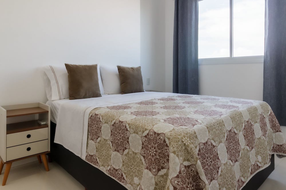 Jockey de Itaparica Apartment | Partial Sea View 2BR/Ac Mall/Beach NOMDS