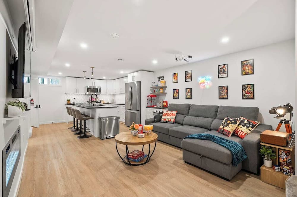 Edmonton House | Private theatre, themed rooms, and comfort near Whyte Ave & Downtown