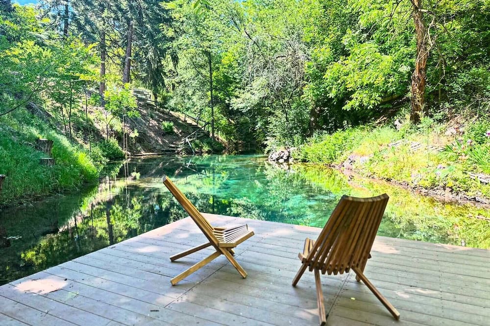 Hagerman Resort | AMAZING Luxury Retreat with Private fresh spring ponds & Sauna! Sleeps 23