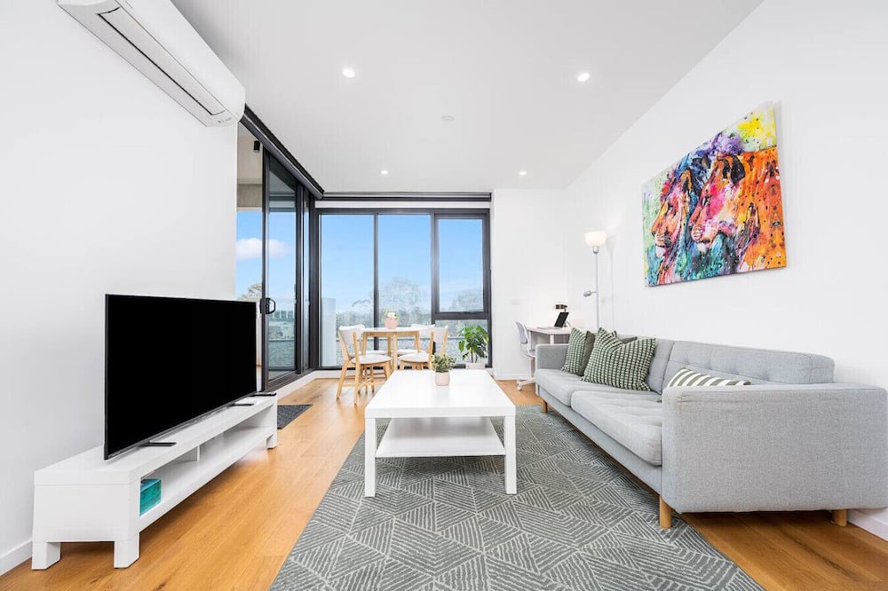 Heidelberg Heights Apartment | Modern Luxe Charm with Balcony Parking Gym