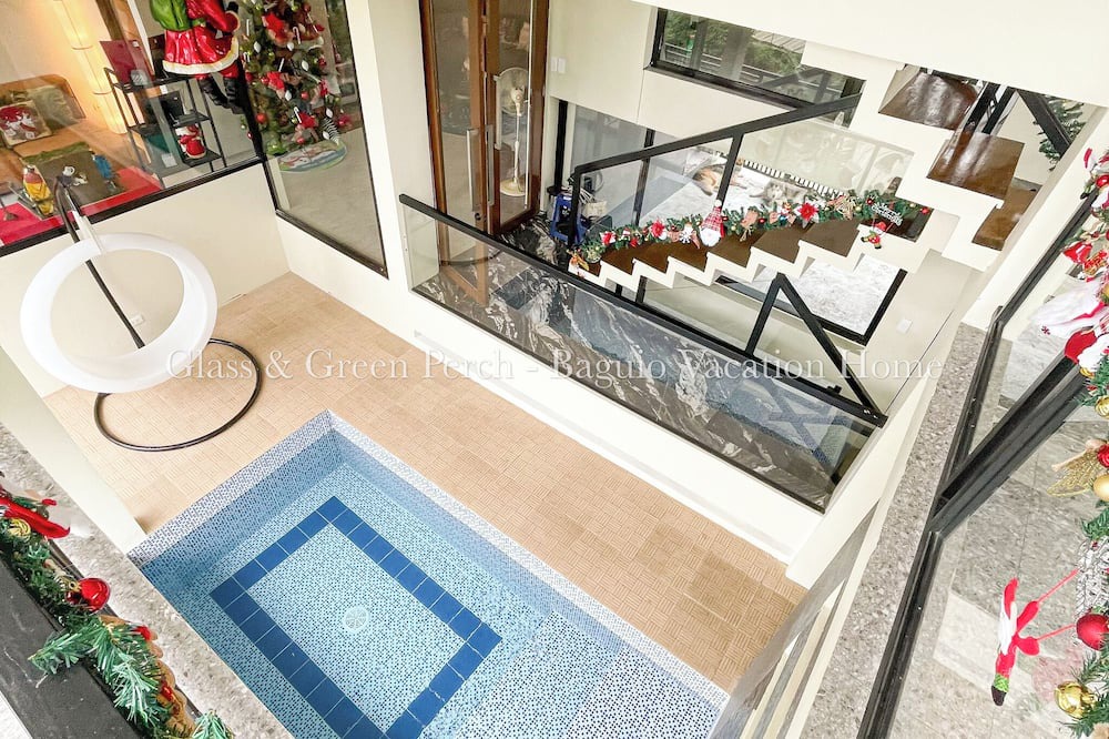 Baguio Villa | Charming 5-bedroom Villa in Baguio with Heated Dipping Pool :Glass & Green Perch