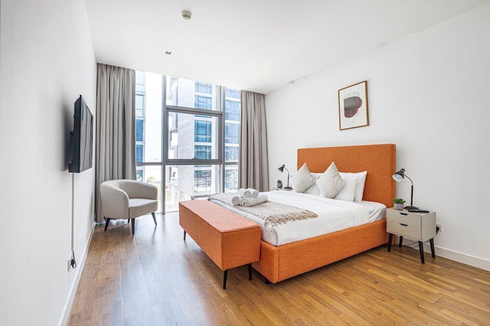 Al Wasl Apartment | City Walk 1BR, Stunning Burj Khalifa View