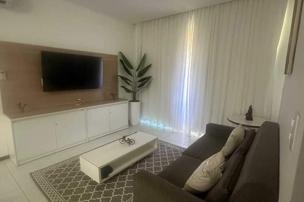 Barra de Sao Miguel Apartment | Iloa 02 bedrooms living room and equipped kitchen, Barra de São Miguel/ALAGOAS