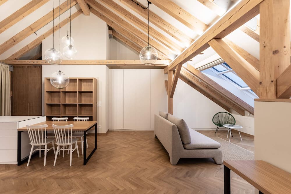 Vinohrady Apartment | Cozy Attic Loft with Terrace in Prime Location