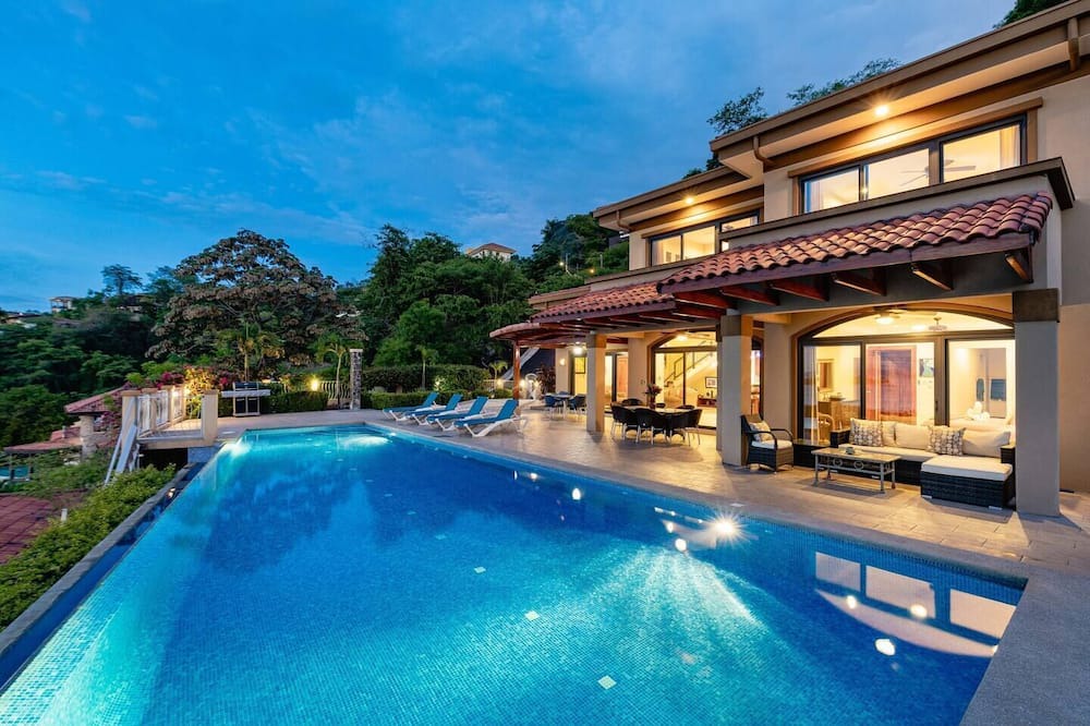 Playa Hermosa House | Private Home with Stunning Terrace, 50 foot infinity pool.