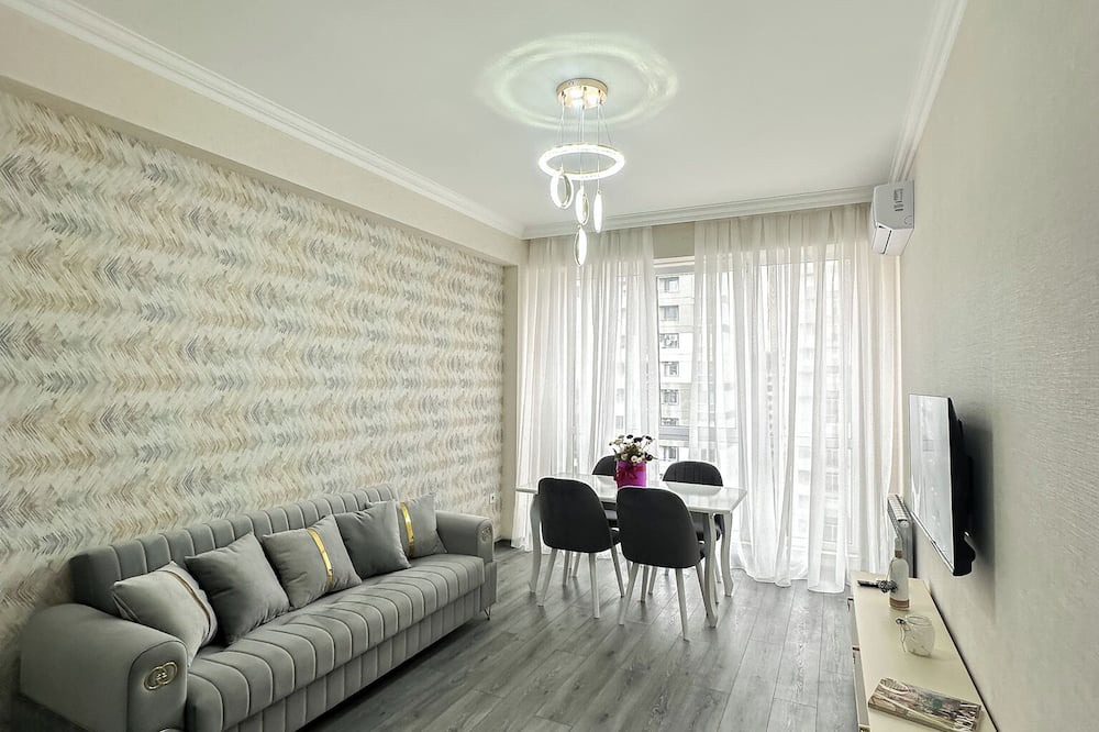 Yasamal Condo | Modern High-Floor Apartment in Luxury Residence Baku near Metro